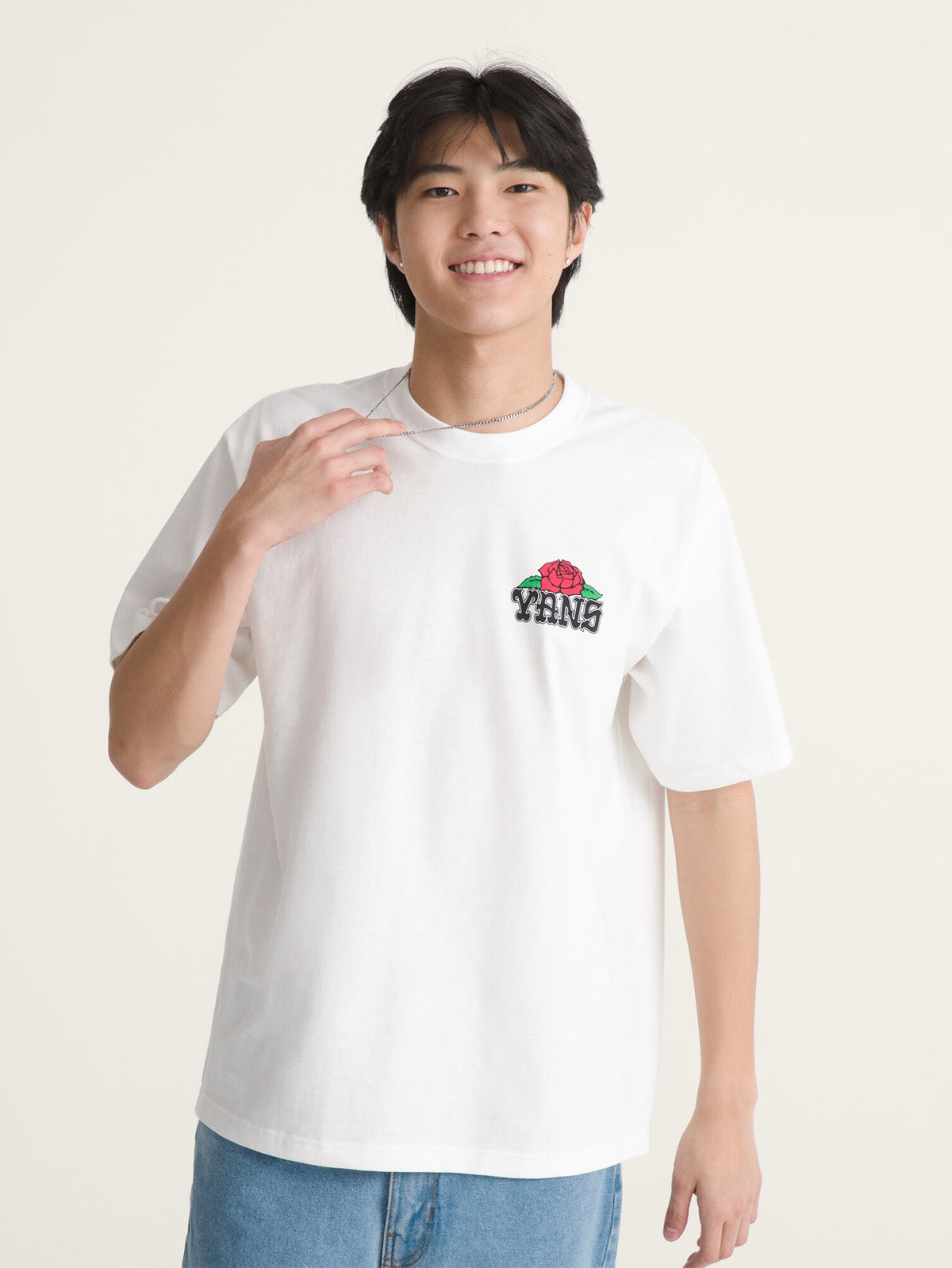 Polera M/C Hombre So Long Reaper Blanco Vans