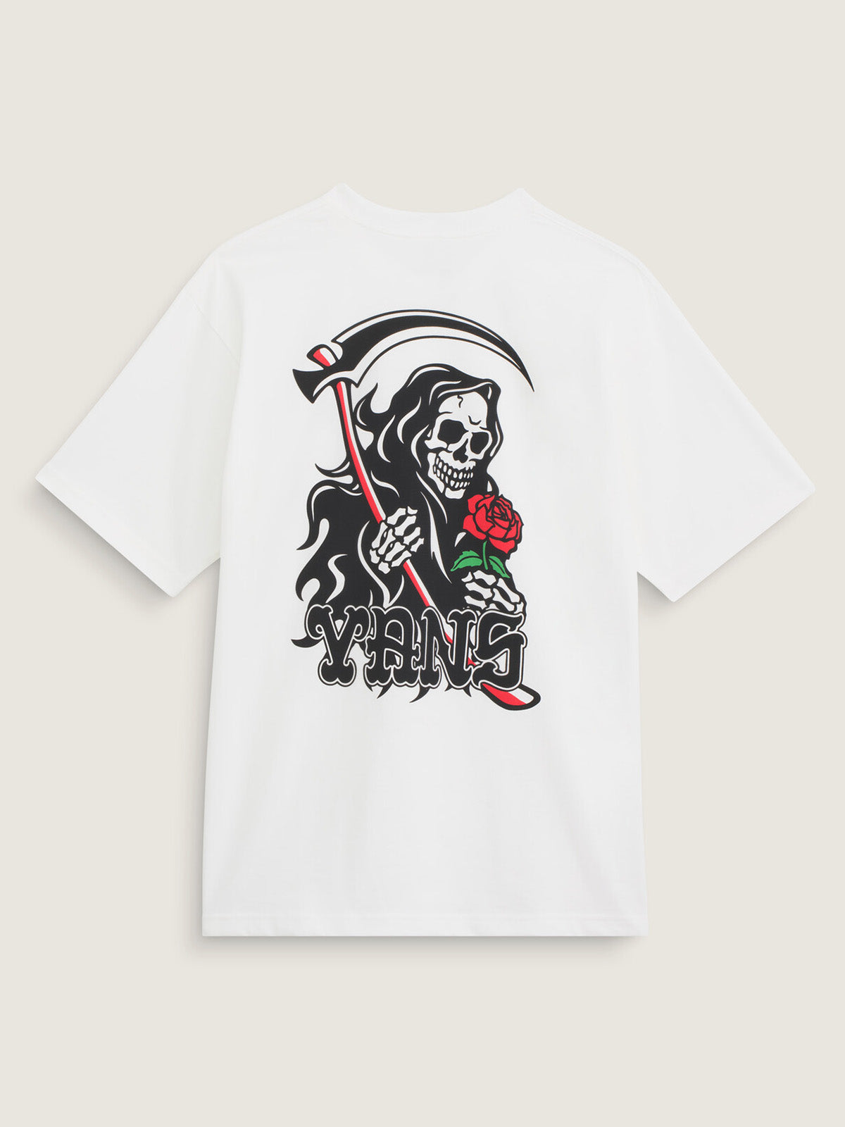 Polera M/C Hombre So Long Reaper Blanco Vans