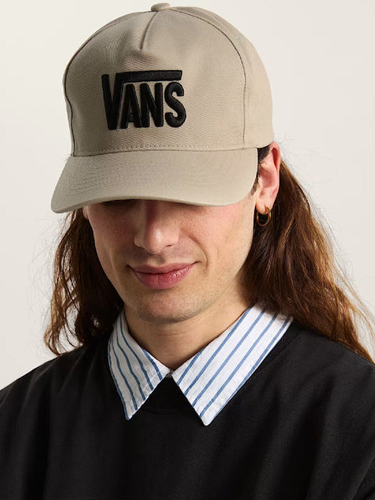 Jockey Adulto Stretch Logo Snapbac Blanco Vans