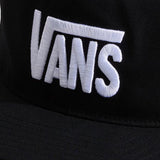 Detalle del logo Vans bordado en blanco