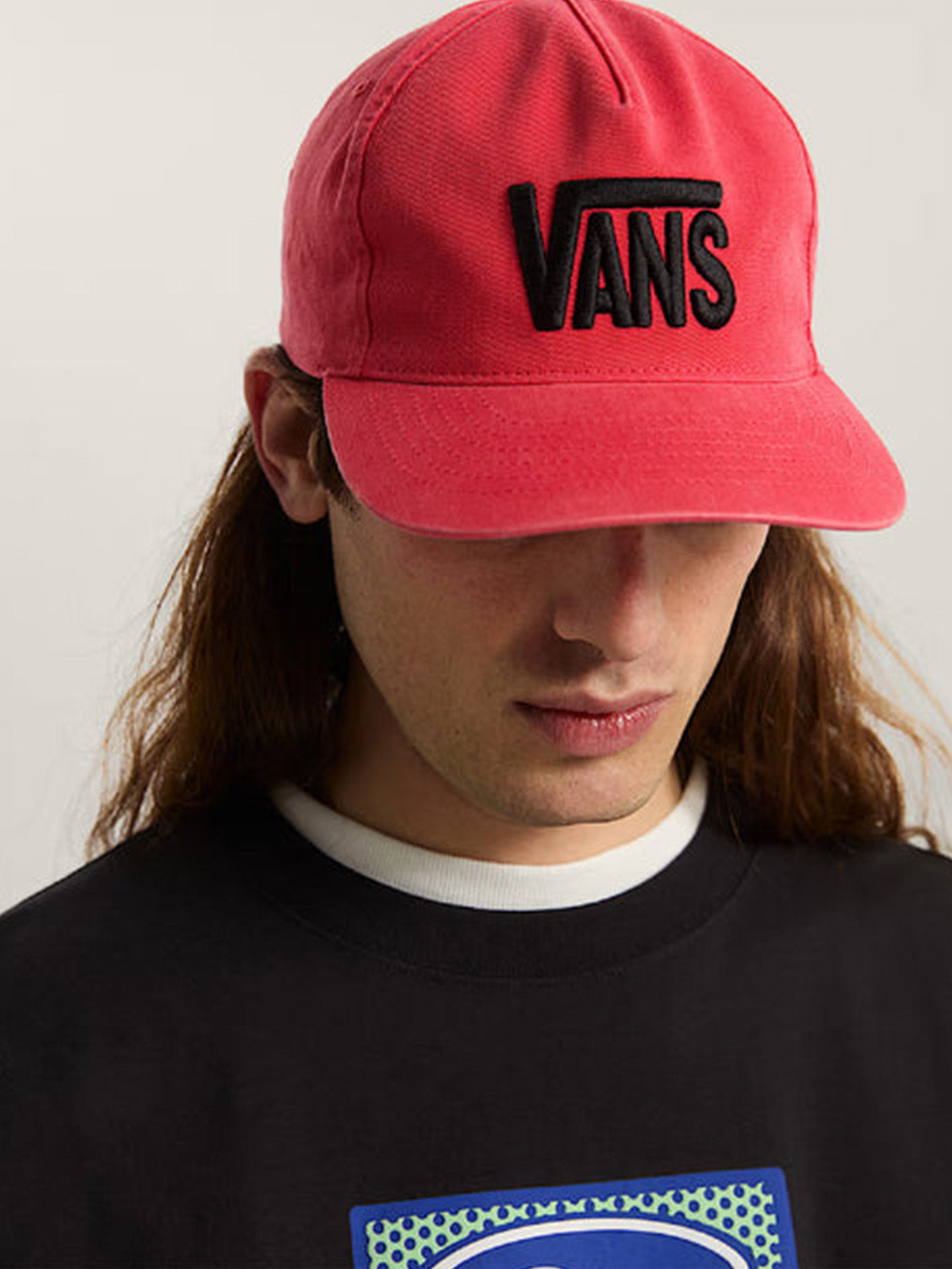 Jockey Adulto Stretch Logo Snapbac Rojo Vans