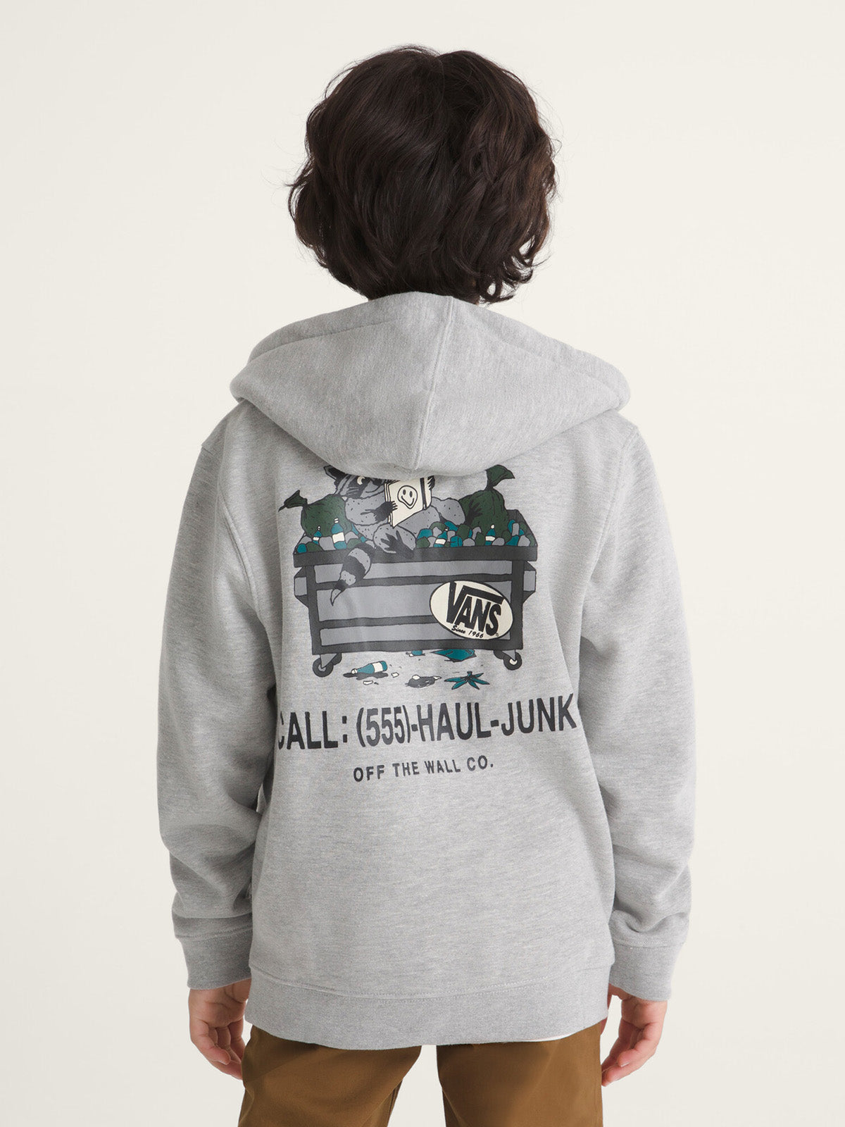 Polerón Niño Dumpster Racoon Gris Vans