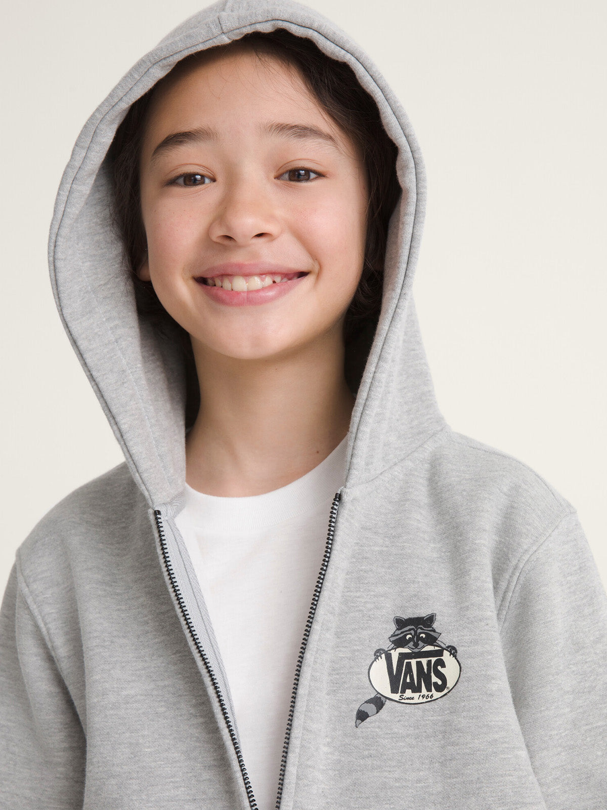 Polerón Niño Dumpster Racoon Gris Vans