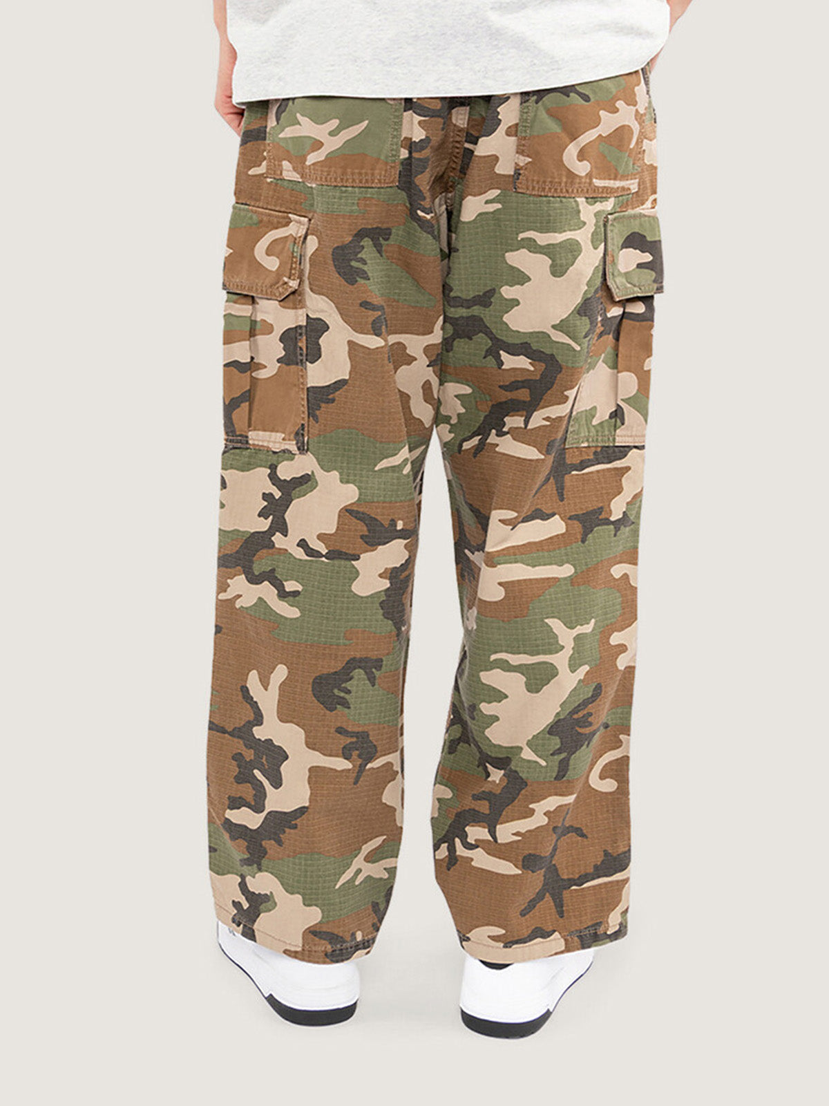 Pantalón Hombre Baggy Aop Cargo Militar