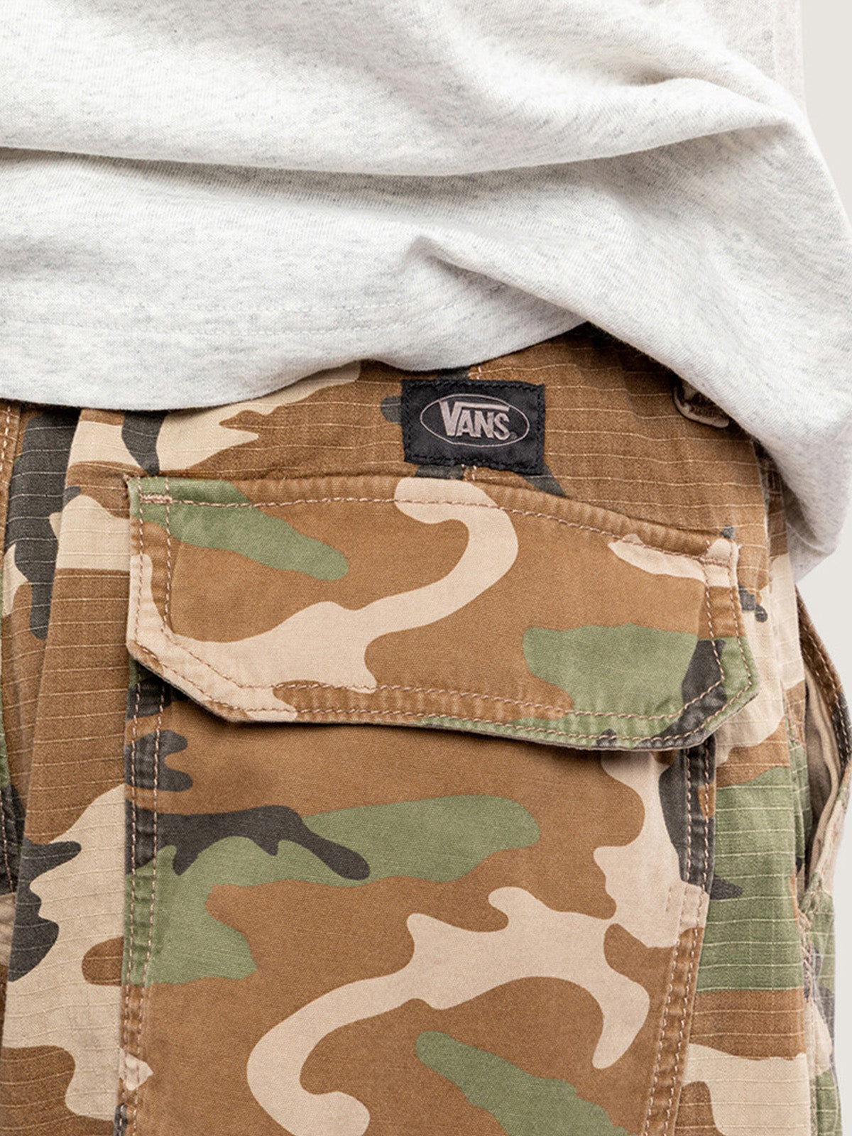 Pantalón Hombre Baggy Aop Cargo Militar