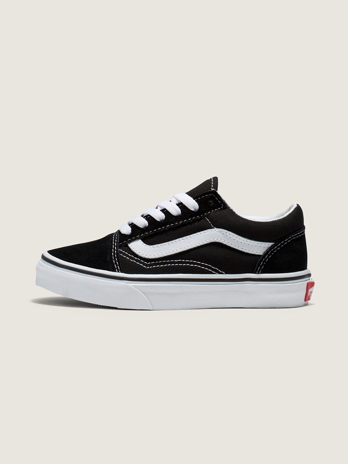 Zapatillas UY Old Skool Youth (5 - 12 añOs) Black/True White