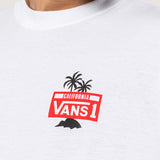 Polera M/C Hombre Knu Palms  Blanco