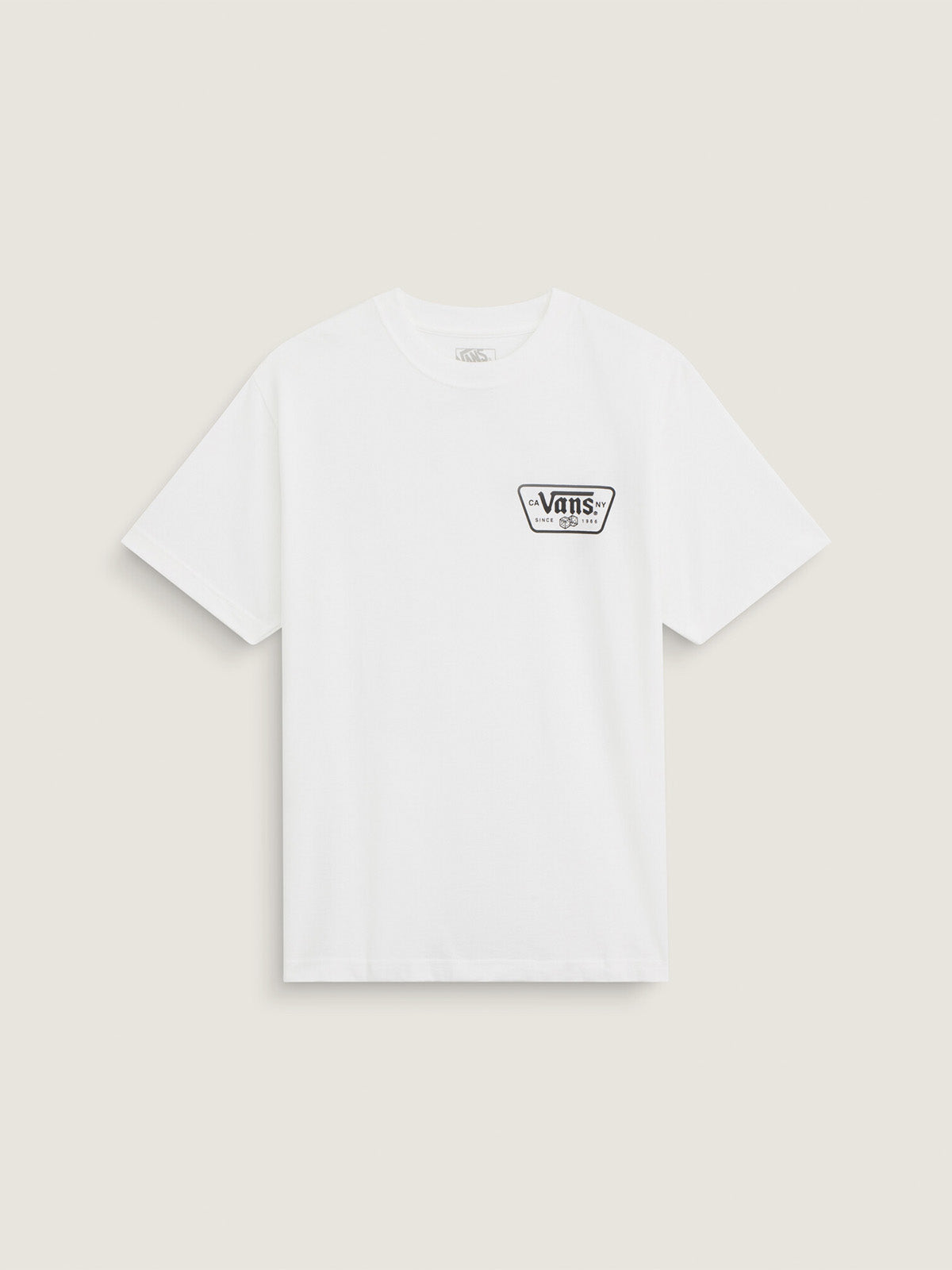 Polera M/C Hombre Knu Patch  Blanco