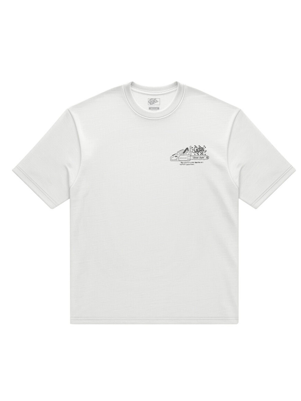 Polera M/C Hombre Dirt Trip  Blanco
