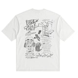 Polera M/C Hombre Dirt Trip  Blanco