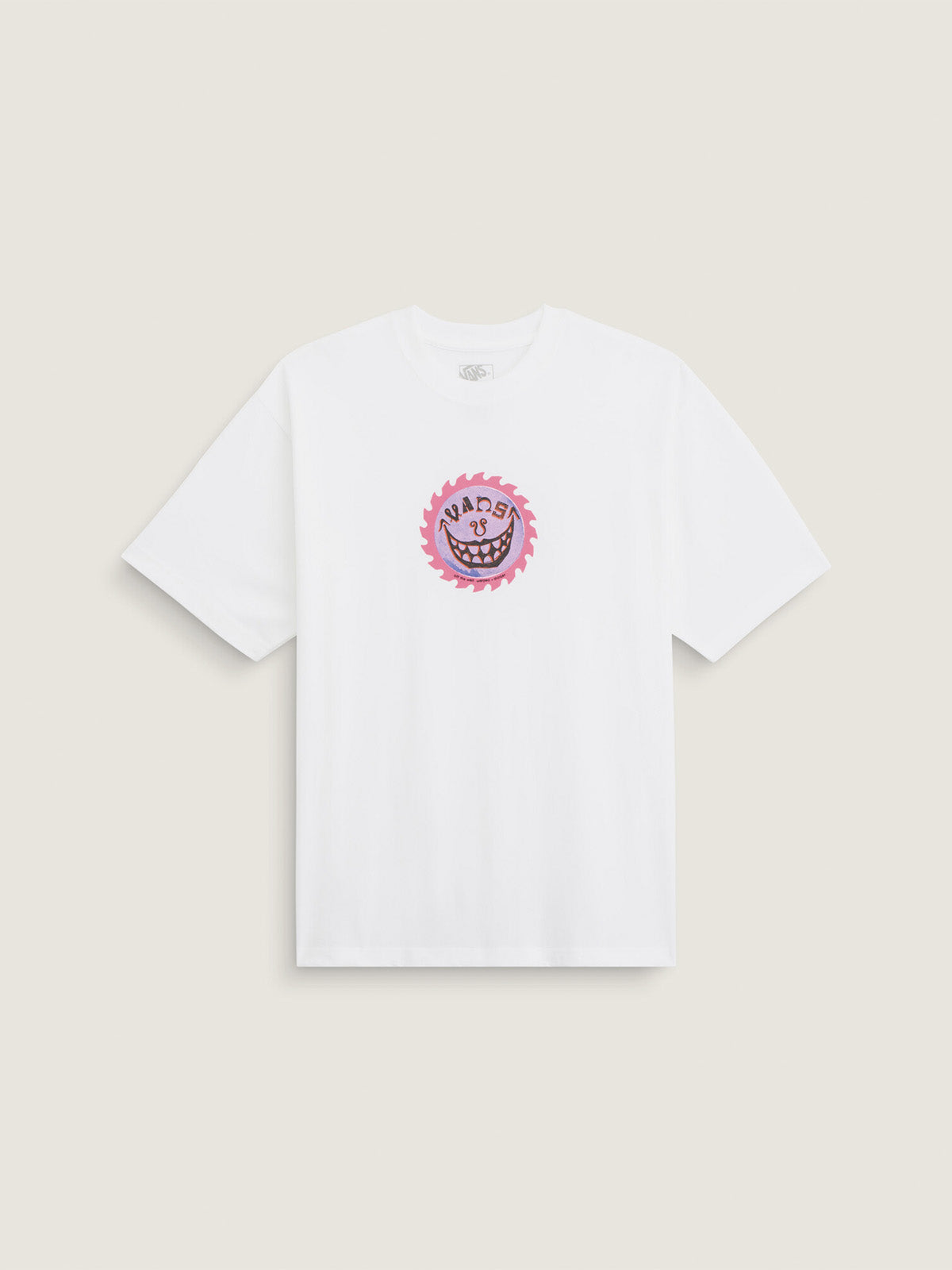 Polera M/C Hombre Sharp Smile  Blanco