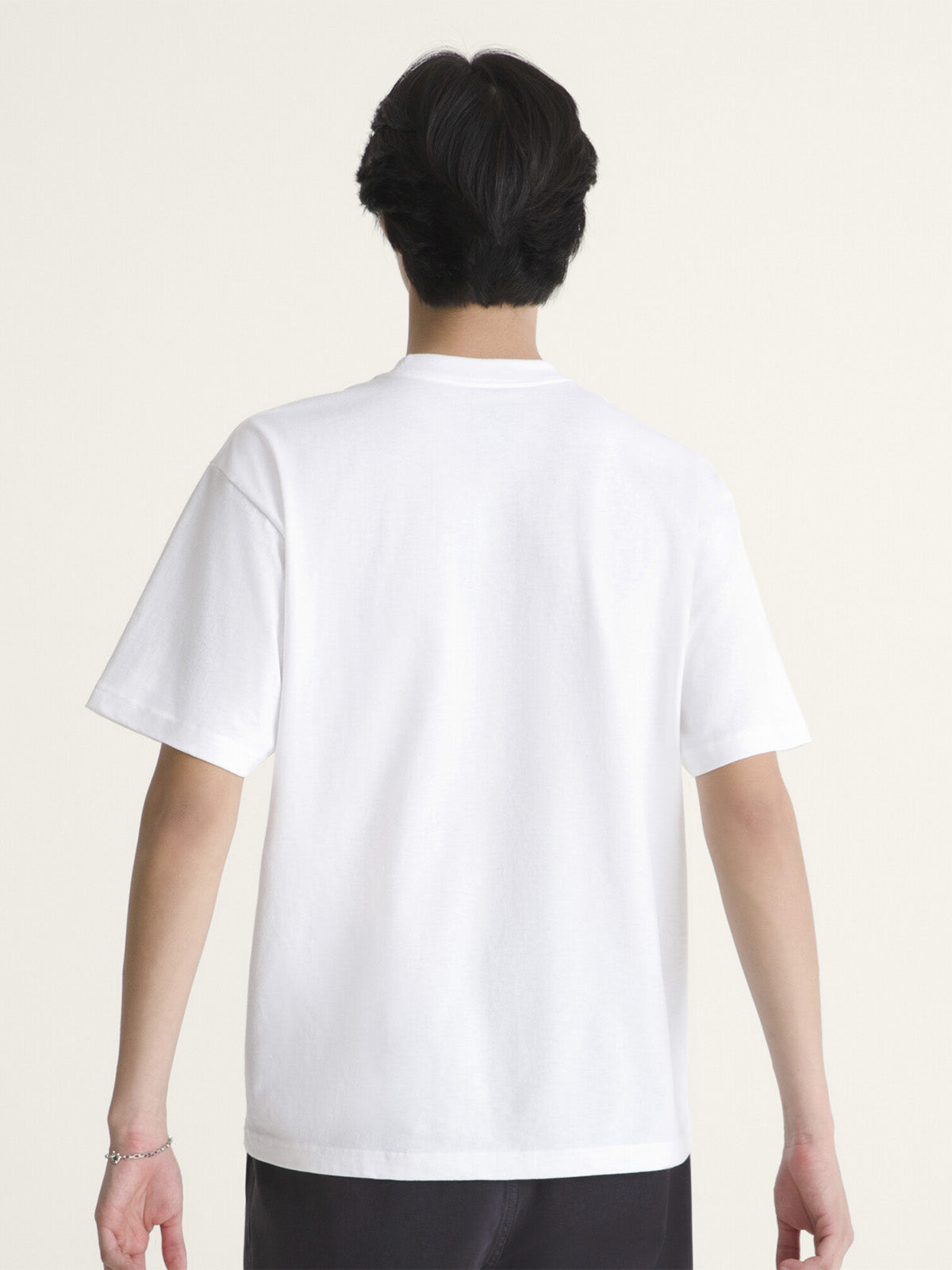 Polera M/C Hombre Sharp Smile  Blanco
