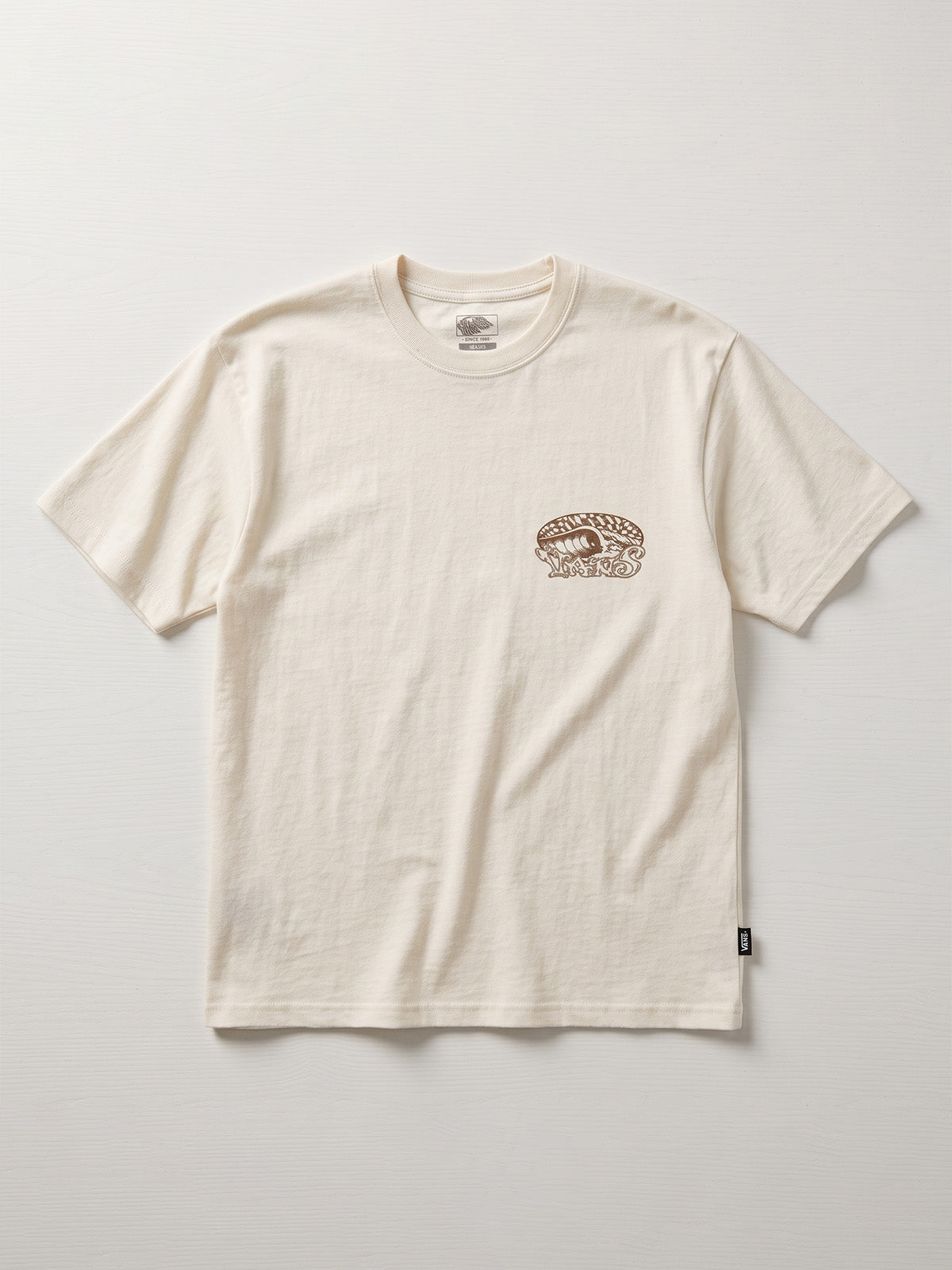 Polera M/C Hombre Check Overhead Blanco Vans