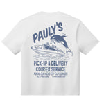 Polera M/C Hombre Pauly'S Delivery  Blanco