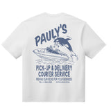 Polera M/C Hombre Pauly'S Delivery  Blanco