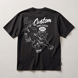 Polera M/C Hombre Custom Negro Vans