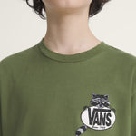 Polera M/C Niño Dumpster Raccoon Verde