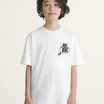 Polera M/C Niño Dumpster Raccoon Blanco