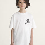 Polera M/C Niño Dumpster Raccoon Blanco