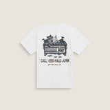 Polera M/C Niño Dumpster Raccoon Blanco