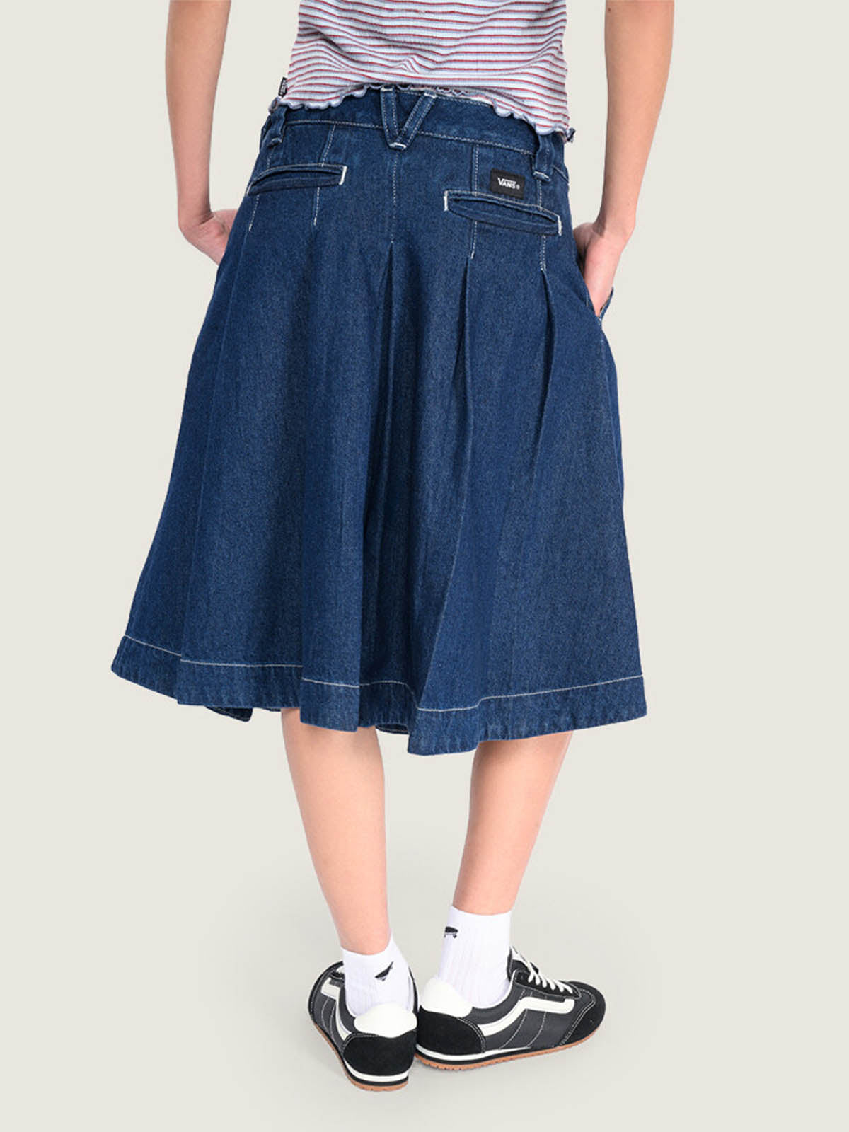 Falda Mujer Authentic Chino Deni Azul Vans