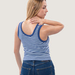Polera M/C Mujer Lily Stripe Vans