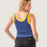 Polera M/C Mujer Lily Azul Vans