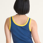 Polera M/C Mujer Lily Azul Vans