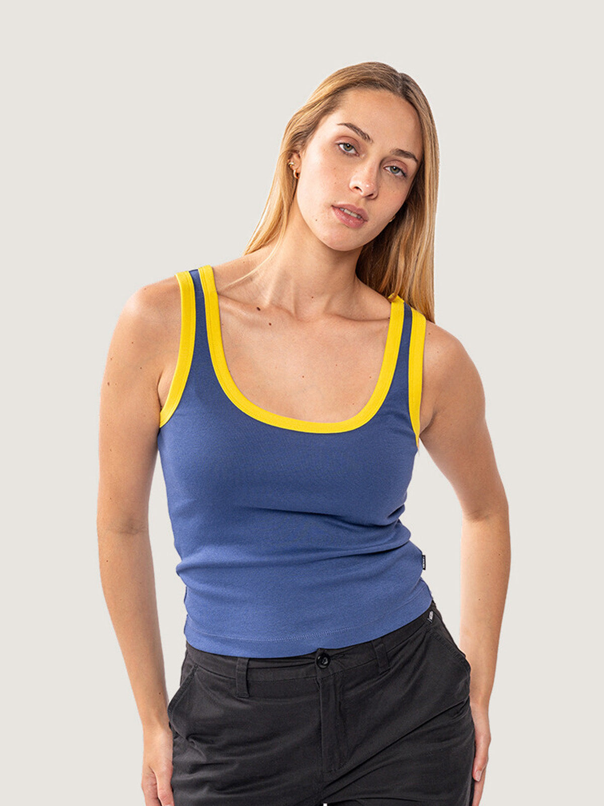Polera M/C Mujer Lily Azul Vans