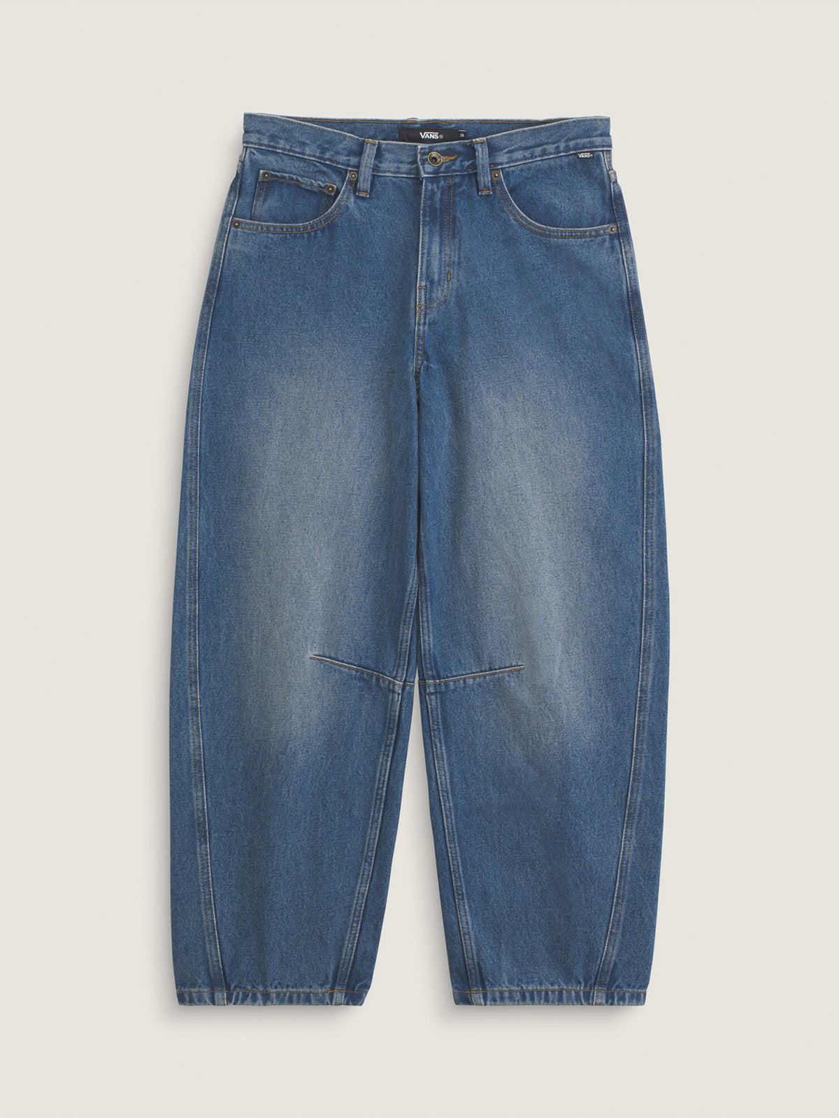 Pantalón Mujer Check 5 Mid Rise Azul