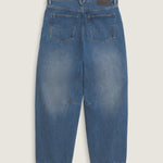Pantalón Mujer Check 5 Mid Rise Azul