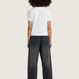 Pantalón Mujer Check 5 Mid Rise Gris