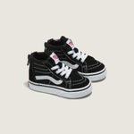Zapatilla Niño (1 a 4 años) Sk8- Hi Zip Negro Vans