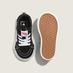 Zapatilla Niño (1 a 4 años) Sk8- Hi Zip Negro Vans