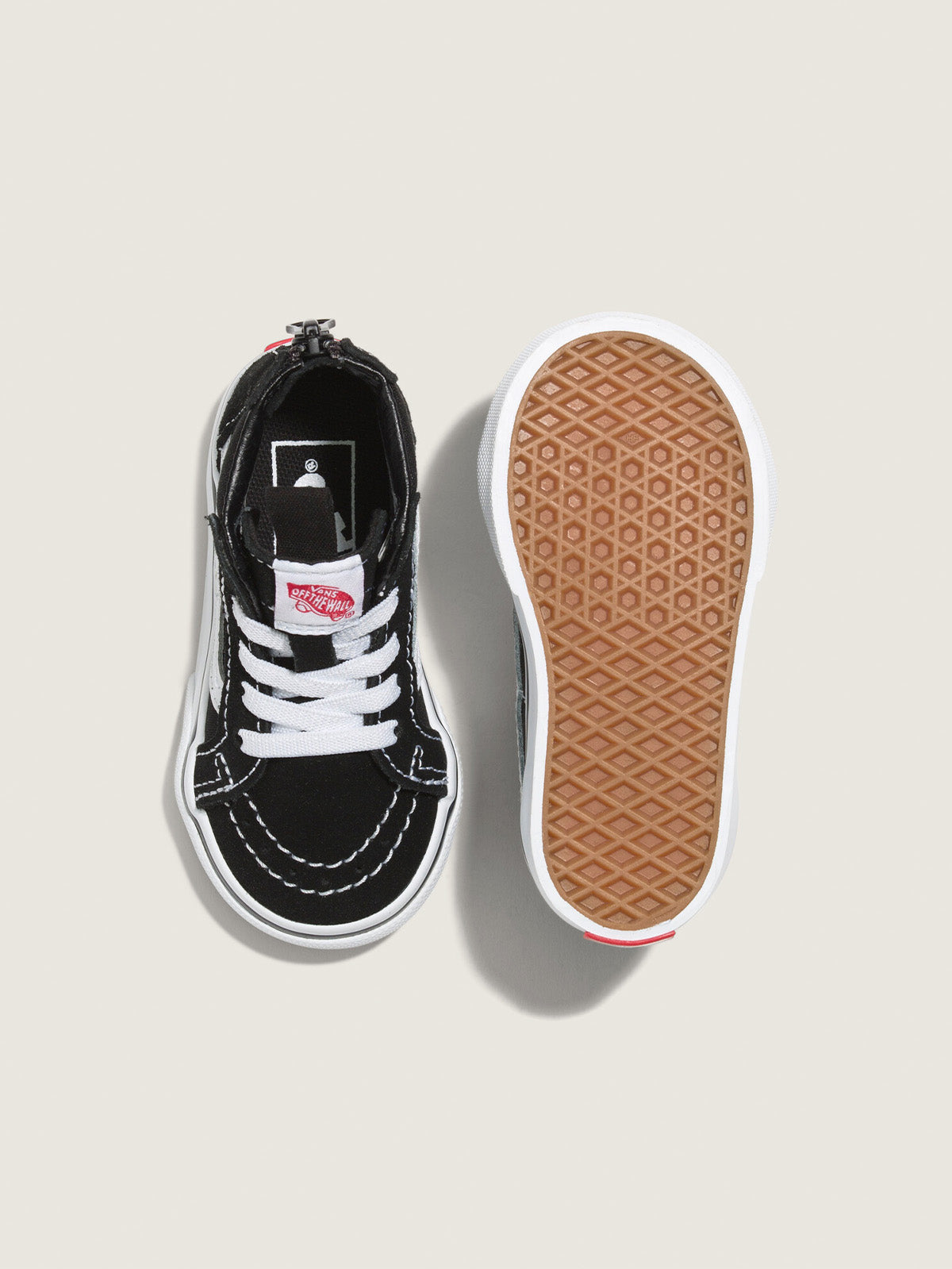 Zapatilla Niño (1 a 4 años) Sk8- Hi Zip Negro Vans