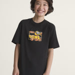 Polera M/C Niño Rolling Fowl Negro