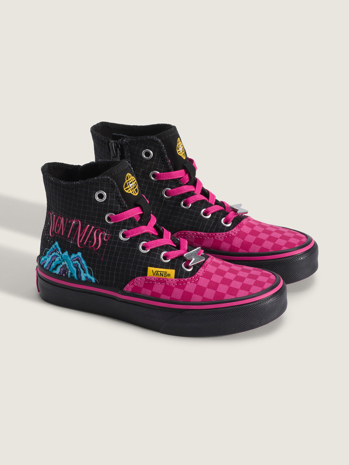 Zapatilla Niño (5 A 12 Años) Authentic Hi 2.0 Zip Negro