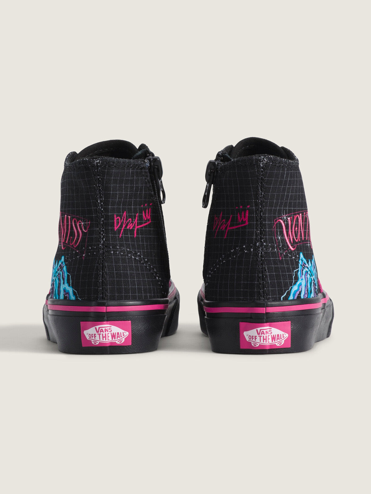 Zapatilla Niño (5 A 12 Años) Authentic Hi 2.0 Zip Negro