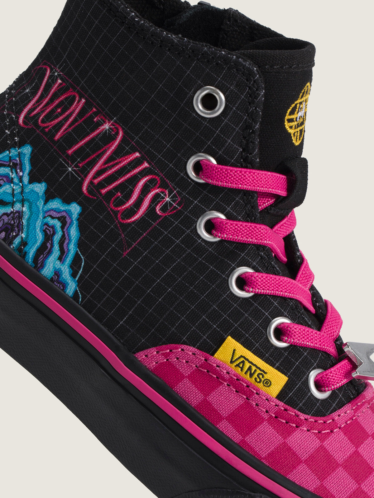 Zapatilla Niño (5 A 12 Años) Authentic Hi 2.0 Zip Negro