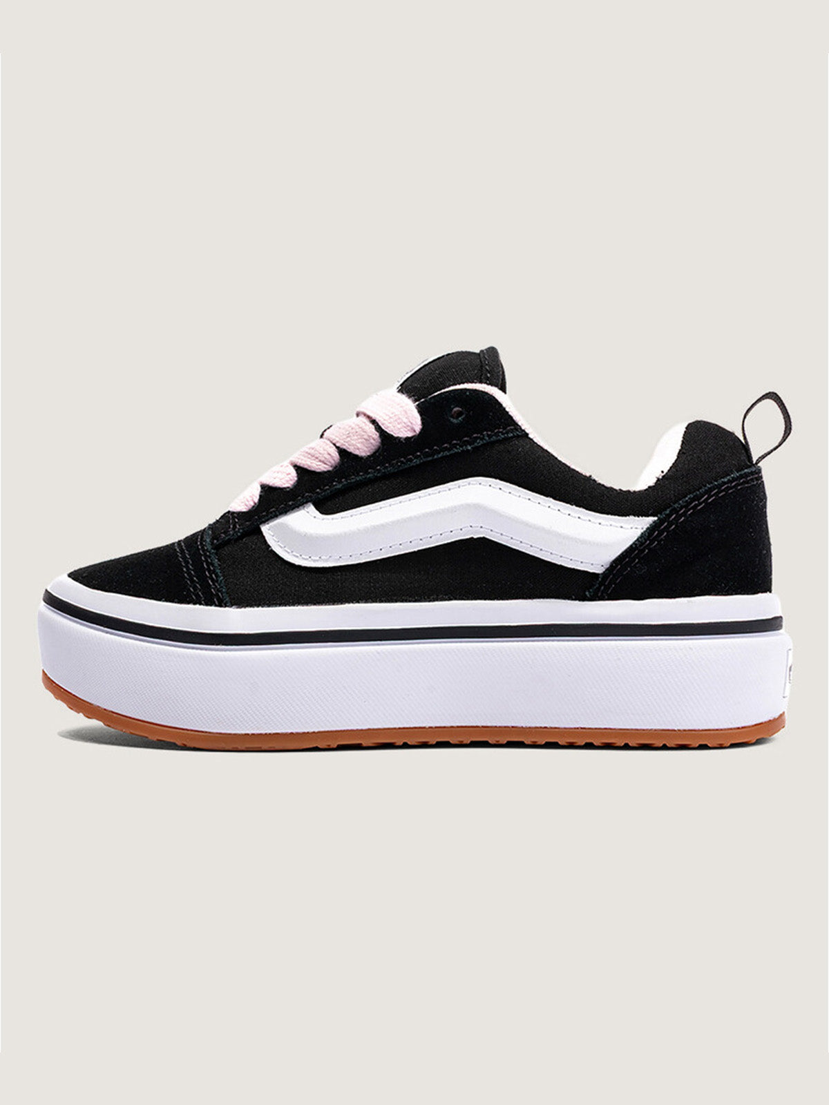 Zapatilla Junior (8 A 14 Años) Knu Skool Stacklit Negro