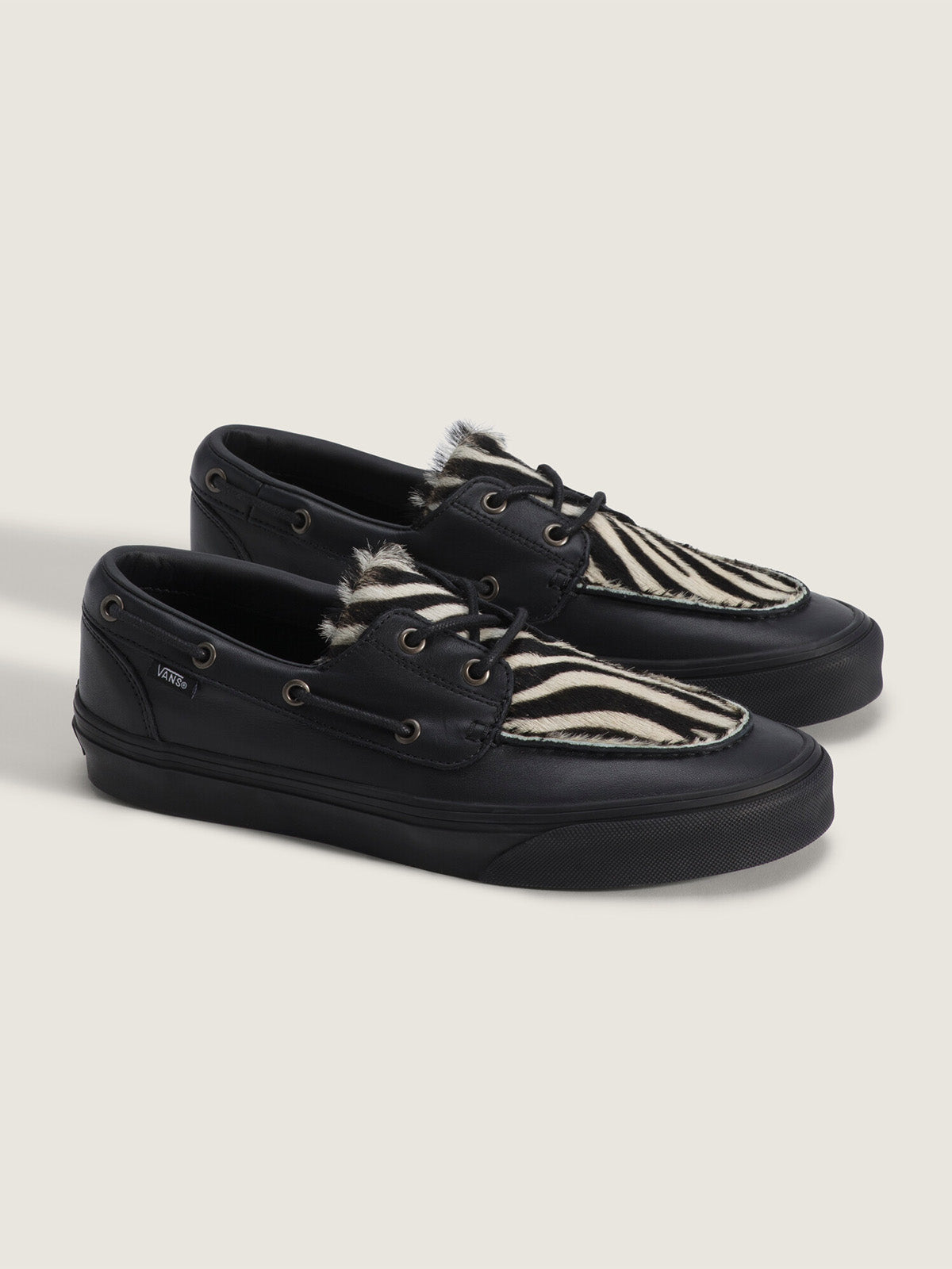 Zapatilla Adulto 2-Eyelet Boat Shoe Negro