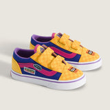 Zapatilla Niño (5 A 12 Años) Old Skool Velcro Amarillo