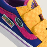 Zapatilla Niño (5 A 12 Años) Old Skool Velcro Amarillo