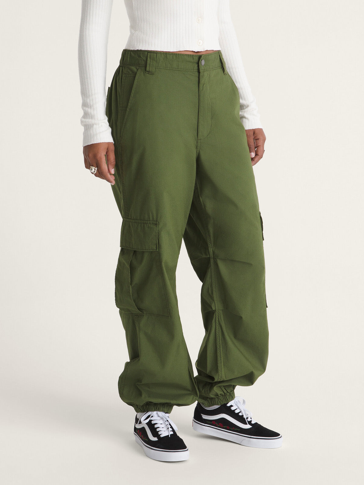 Pantalón Mujer Lightweight Cargo Verde