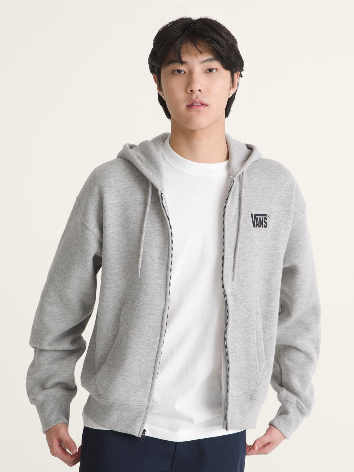 Polerón Hombre Stretch Logo Gris Vans