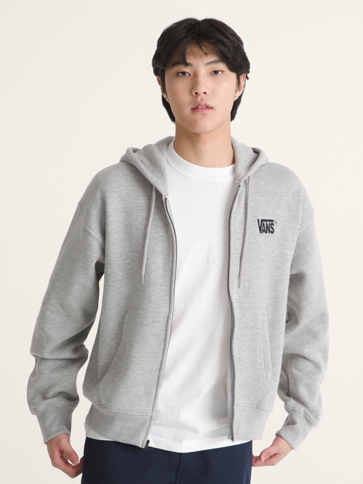 Polerón Hombre Stretch Logo Gris Vans