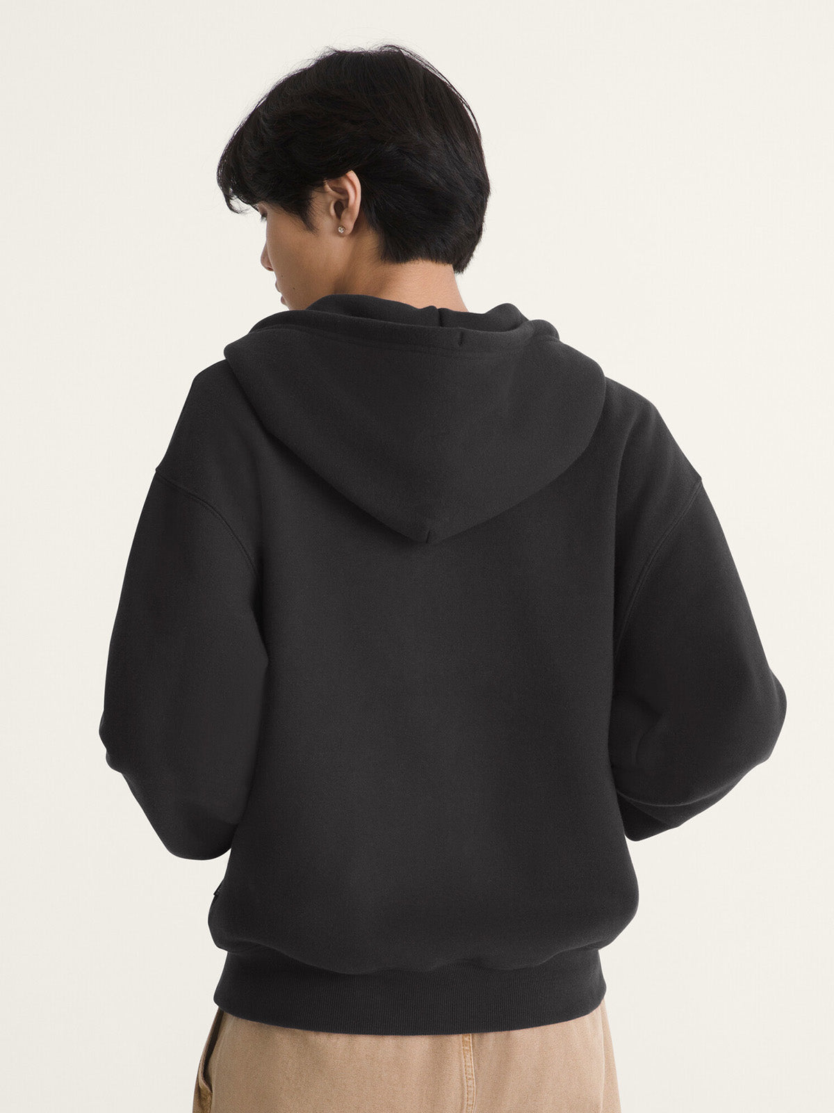 Polerón Hombre Stretch Logo Negro Vans