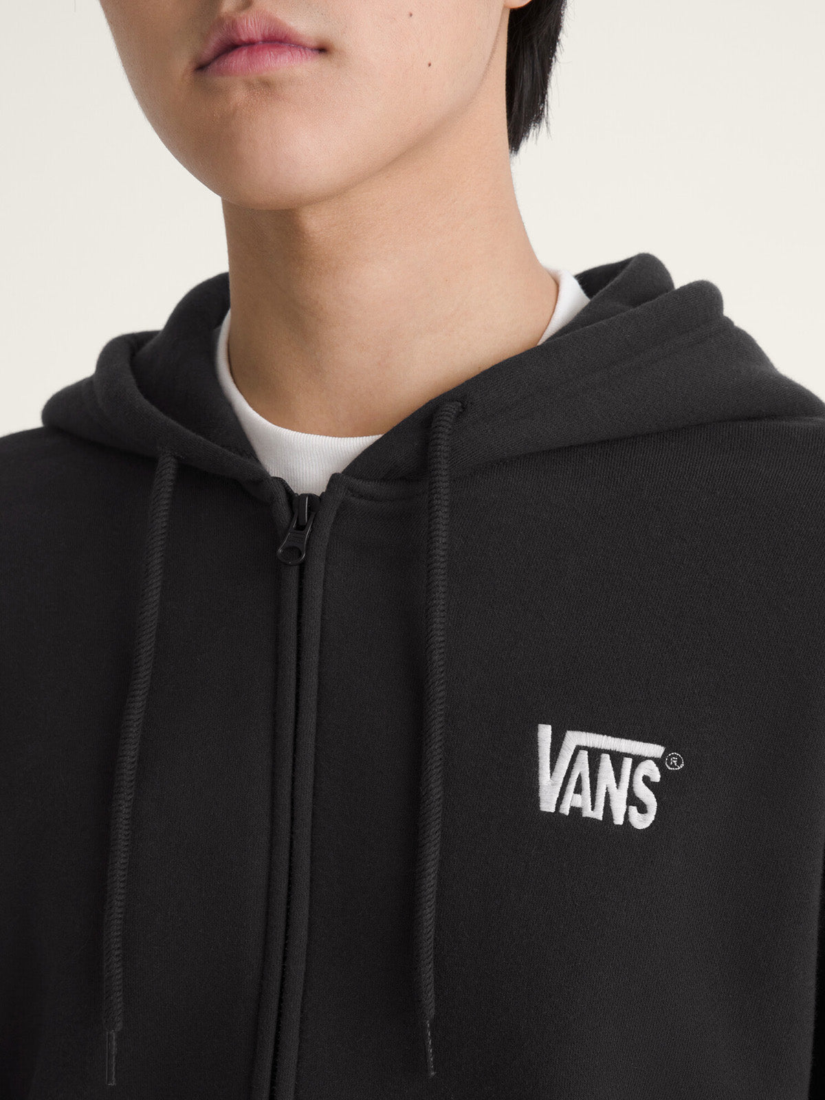 Polerón Hombre Stretch Logo Negro Vans