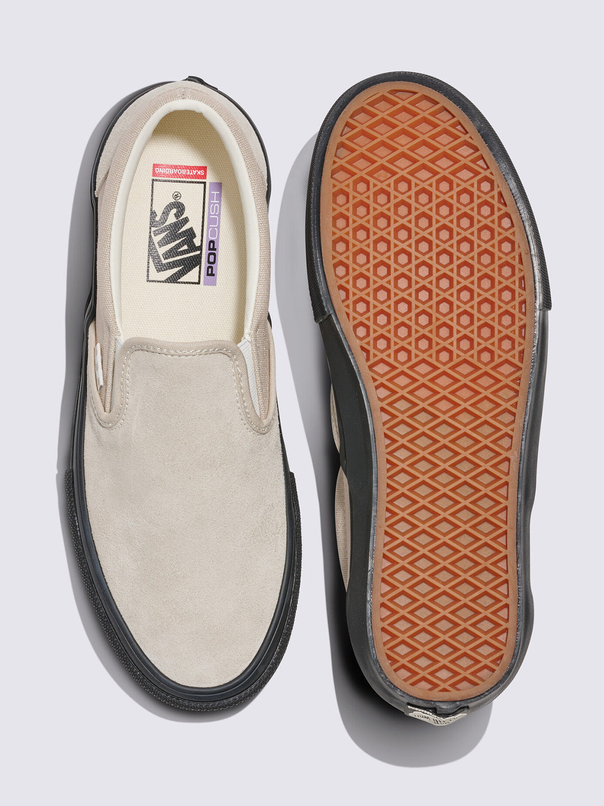 Zapatilla Unisex Skate Slip-On Gris Vans