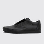 Zapatilla Adulto Old Skool Cuero Negro Vans